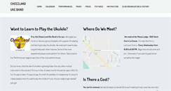 Desktop Screenshot of cheezlandukeband.com